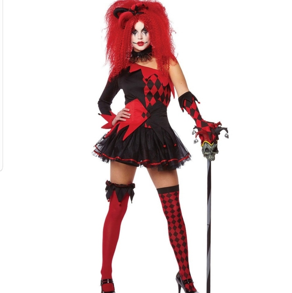 SOLD!!!  Halloween Adult Jesterina